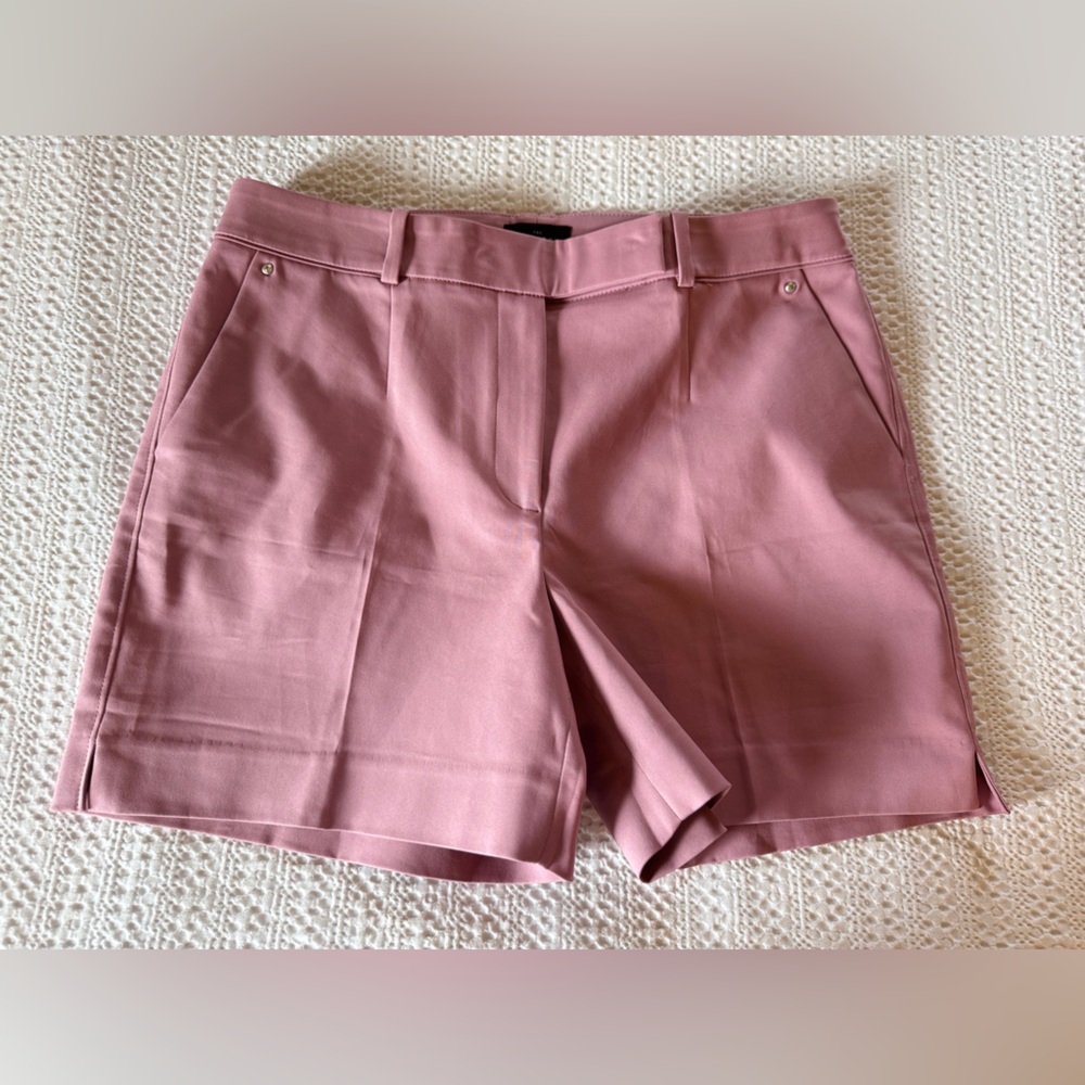 White House Black Market Mauve Tailored Bermuda Shorts